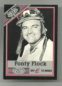 1989 Vintage Winners Circle #11 Fonty Flock Race Card NrM Hi Grade - Picture 1 of 1
