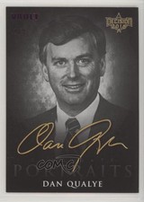 2016 Decision 2016 Candidate Portraits Red Vault 1/4 Dan Quayle #CP31 c9a