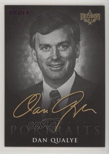 2016 Decision 2016 Candidate Portraits Red Vault 1/4 Dan Quayle #CP31 c9a