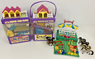 Lot Moose Mountain Toymakers Playsets Doggie Daycare Saddle Up State Fair Horses