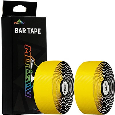 Cinta de manillar de bicicleta de fibra de carbono PU EVA cintas antideslizantes para manillar de bicicleta de carretera Foto 1 de 4