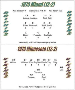 1973 NFL Season Solitaire Stat-Based Football Simulation Game - New  - Picture 1 of 3