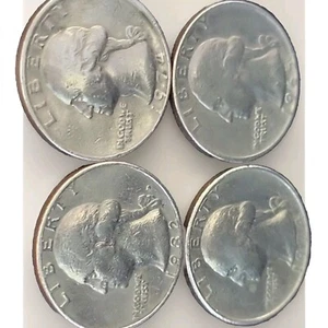 US Coin No MINT Mark Rare Mark Over Year, Skinny Goarge Neck , Plastered Twice  - Picture 1 of 23