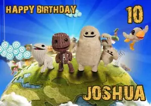 TARJETA DE FELICITACIÓN DE CUMPLEAÑOS SACKBOY PERSONALIZADA CUALQUIER OCASIÓN - Imagen 1 de 1