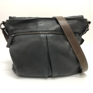 PRADA VA0802 Front pocket Bag Shoulder Bag Leather Black - Foto 1 di 16