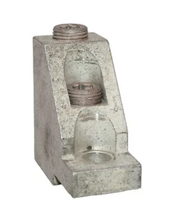 General Electric TCLK65 Mechanical Lug 8-500 kcmil 2 Port 1 Mounting Hole - Picture 1 of 8