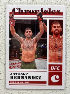2023 CHRONICLES UFC RED ANTHONY HERNANDEZ RC 105/199