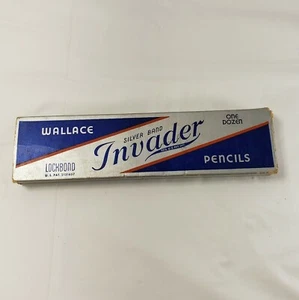 VINTAGE WALLACE PENCIL CO. INVADER 11 National Blue PENCILS Pencil USA RARE  - Picture 1 of 11