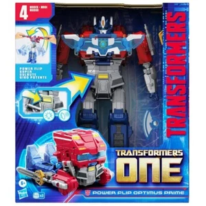 Transformers One Power Flip- Optimus Prime- Action Figure- 10” Electronic Robot - Picture 1 of 9