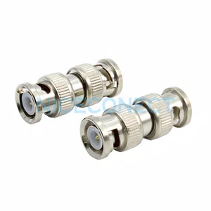 1x BNC Male Plug to BNC Male Plug Straight Adapter Coax Coupler RF Connector - Picture 1 of 3