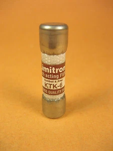 Cooper Bussmann Limitron  KTK-6  Fast Acting Fuse - Picture 1 of 2