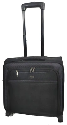 Solo New York Dakota Rolling Overnight Laptop Bag 17" Black - Image 1 of 4