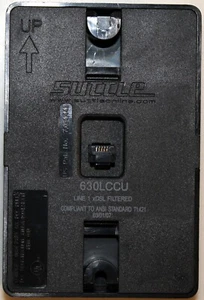Suttle 630LCCU Wall Mount DSL xDSL Filter Line Conditioner Black - Afbeelding 1 van 4
