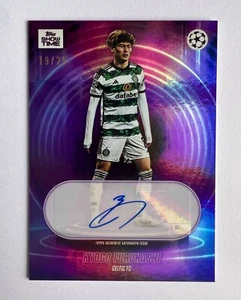 Topps - Show Time 2023/2024 Kyogo Furuhashi #19/25 Autograph Celtic FC - Imagen 1 de 12