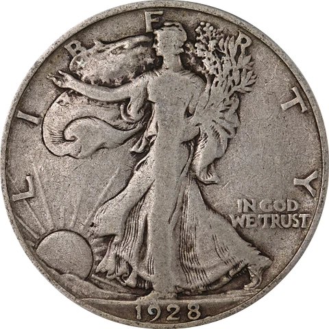 1928-S Walking Liberty Half Dollar Nice Circ - Great Set Builder - STOCK Cover
