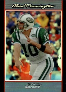 2007 Bowman Chrome Refractor CHAD PENNINGTON #BC119 NEW YORK JETS 🏈 - Picture 1 of 2