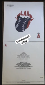 Rolling Stones Hackney Diamonds LA Angels Baseball  White  vinyl US exclusive - Picture 1 of 4