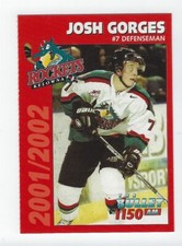2001-02 Kelowna Rockets (WHL) Josh Gorges