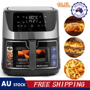 Air Fryer 10.5L LCD Fryers Oil Free Oven 1700W Airfryer Kitchen Healthy Cooker - Picture 1 of 8