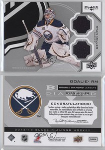 2012-13 Upper Deck Black Diamond Double Diamond Jersey Ryan Miller #GOALIE-RM