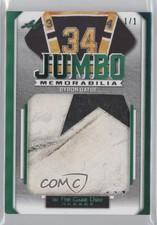 2022-23 Leaf ITG Used Jumbo Memorabilia Green Spectrum 1/1 Byron Dafoe #JM-6 ob9