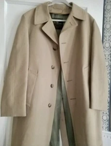 London Fog Maincoats Limited Ed. Imaginit Rain Trench Coat Wool Snow Cloth Liner - Picture 1 of 8