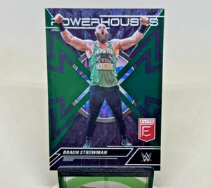 2023 Panini Elite WWE Powerhouses Green 4 Braun Strowman Monday Night Raw - Picture 1 of 4