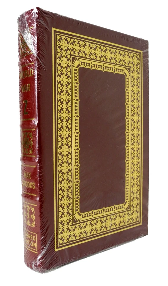 World War Z by Max Brooks - Easton Press - Signed - New - Sealed Foto 1 de 1