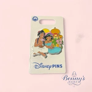 Disney Parks Aladdin & Jasmin Blumen Agrabah Pin Neu Ausverkauft Makellos Mint - Bild 1 von 1