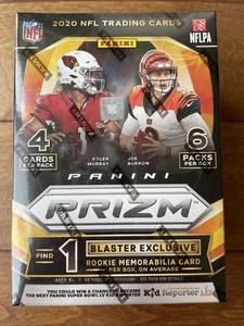 🔥 2020 Panini Prizm Football Blaster Box Fanatics Exclusive Orange Ice - Picture 1 of 3