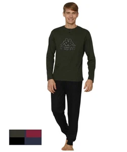 Pigiama uomo in jersey di cotone caldo Kappa KMW25003 - Picture 1 of 1