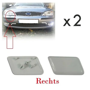 FOR FORD MK3 (00-07) HEADLIGHT/ WASHER JET CAP COVER RIGHT AND LEFT Plastic - Picture 1 of 12