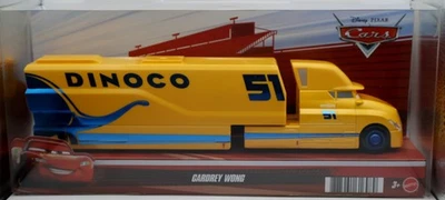 Semirremolque fundido a presión Cardrey Wong DINOCO de Disney Pixar Cars Foto 1 de 2
