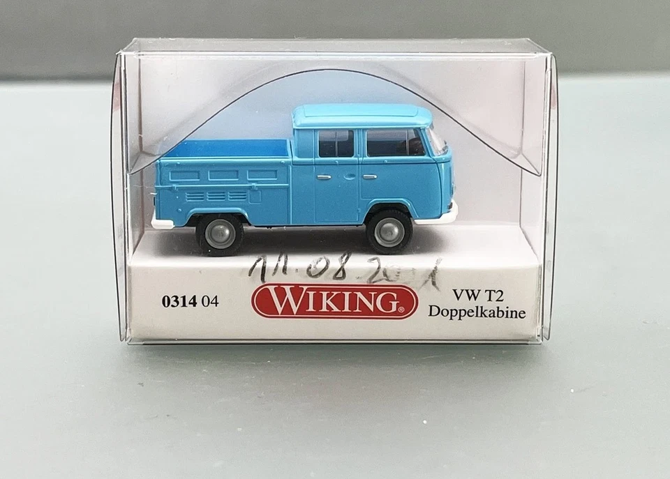 1:87 WIKING 031404 VW T2 Doppelkabine Volkswagen Cabina Doppia - Immagine 1 di 1
