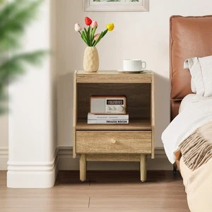 Nachttisch Nachttisch mit Pull&Push Schublade P2 Grade Technikholz - Bild 1 von 11