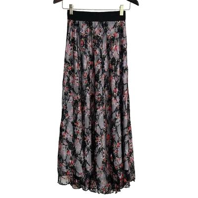 Maxi Falda Lularoe Para Mujer Cachicha Floral Encaje Talla XXS Púrpura Negra Bruja Foto 1 de 4