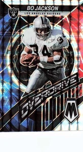 2022 Panini Mosaic #OS-5 Bo Jackson Overdrive Mosaic Raiders HOF SP - Picture 1 of 2