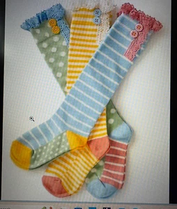 NWT Matilda Jane Girls Take a Leap Sock Set NWT Set of 3 Pairs, Size Medium M - Picture 1 of 4
