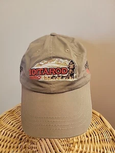 Iditarod Dog Sled Race Cap 2010 Alaska Volunteer Hat Khaki Tan Embroidered GC - Picture 1 of 8