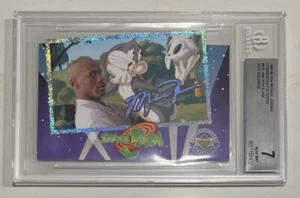 Michael Jordan 1996 Upper Deck Space Jam Celcards Bugs Bunny /5000 #NNO BGS 7 - Bild 1 von 3