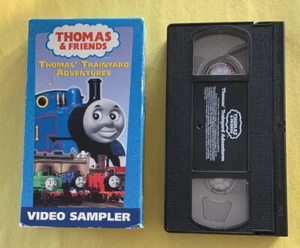 Thomas & Friends Thomas’ Trainyard Adventures Rare Video Sampler VHS Tape Tested - Imagen 1 de 10