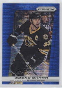 2013-14 Panini Prizm Wal-Mart Blue Pulsar Prizm Zdeno Chara #1