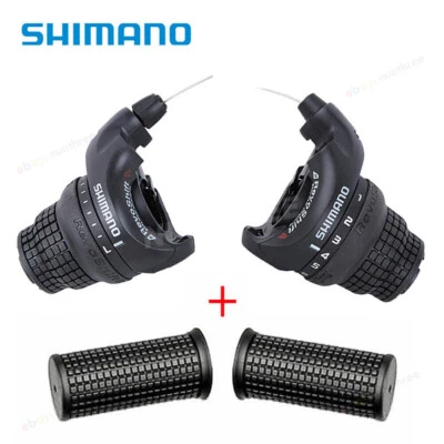 Shimano RevoShift SL-RS31 Shifter 3/6/7/18/21 Speed MTB Bike Twist Grip Shifters - Image 1 of 4