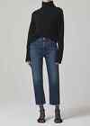 CITIZENS OF HUMANITY Daphne high rise cropped straight leg jeans 23 RRP£300 NEW