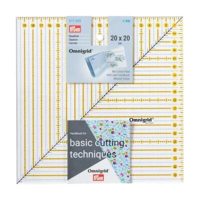 Prym Omnigrid Patchwork-Lineal Square (20 x 20 cm) Universallineal - Bild 1 von 2