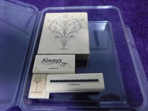 Stampin' Up! Juego de 4 SELLOS Always Elegant #116976 - Usado en excelente estado *GM* - Imagen 1 de 4