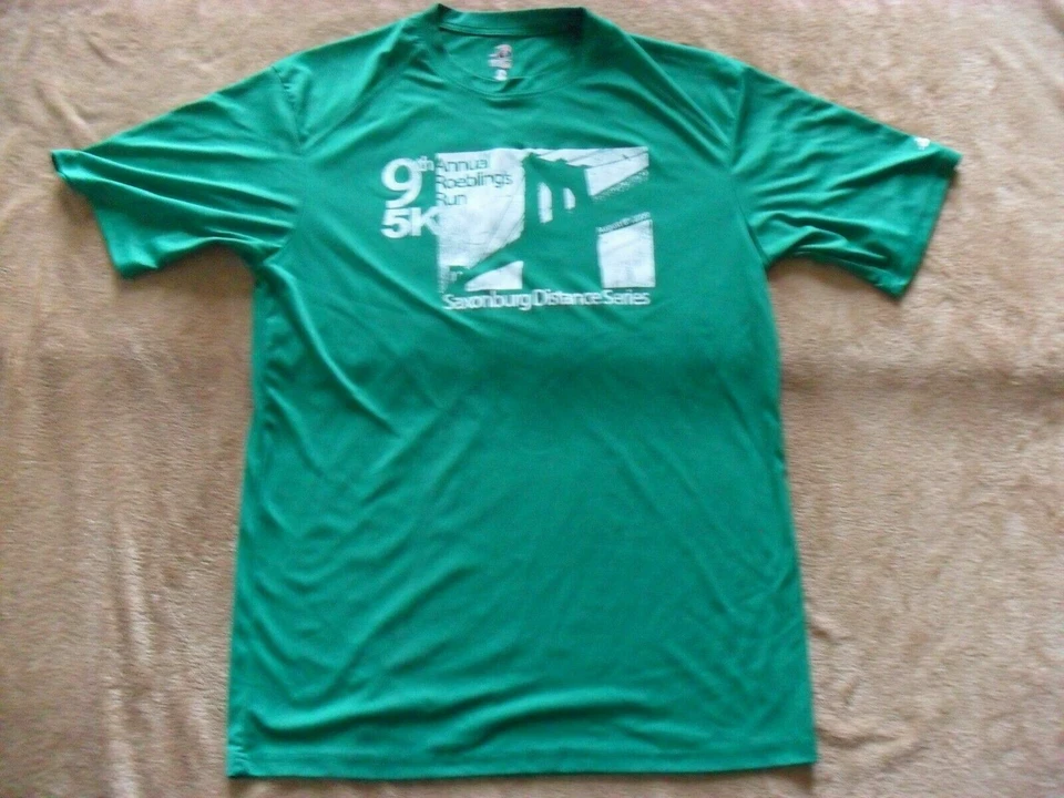 Camisa Roebling's 2009 5K Run Race - NUEVA - NUNCA USADA 9ª edición anual Roebling's Run Foto 1 de 4