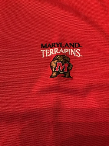University of Maryland Terrapins Red Starter Vintage Sleeveless T-shirt New Cover