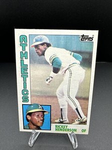 1984 TOPPS RICKEY HENDERSON ATHLETICS  #230 NM