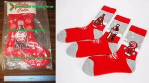 Fallout Nuka Cola Holiday Stocking + Bottle Cap Cappy 3 Pair Socks Sold Out NEW - Picture 1 of 7